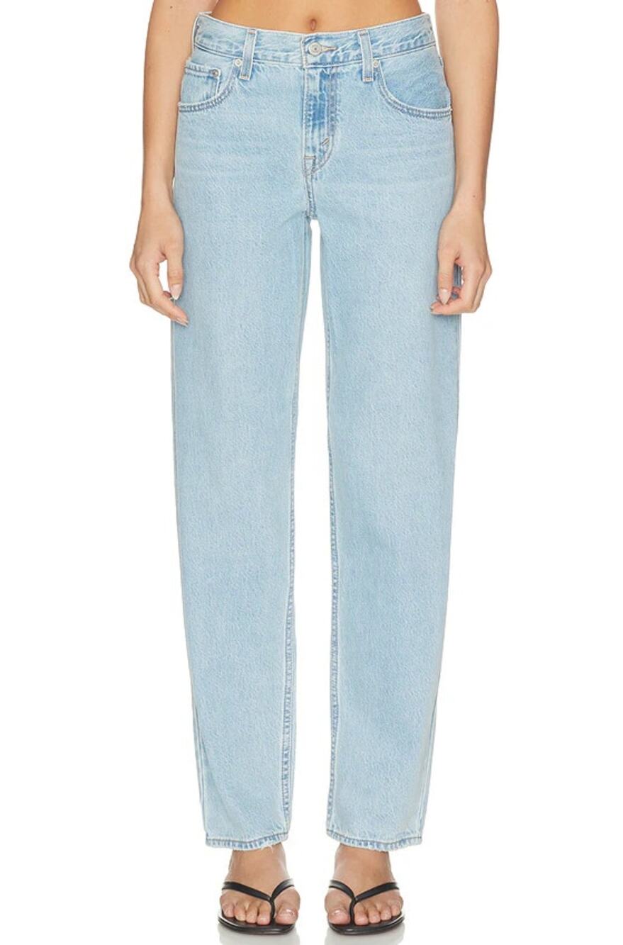 Levi's Premium High Loose Taper Jeans Light Wash High Rise Baggy 90s Jeans 26